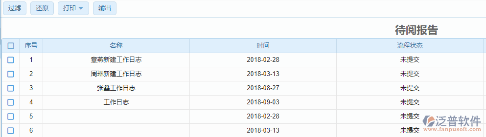 泛普OA辦公系統(tǒng)計(jì)劃管理