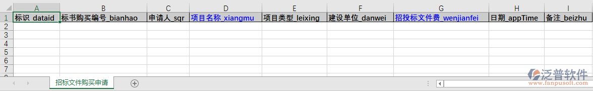 工程施工類招標文件購買導入模板