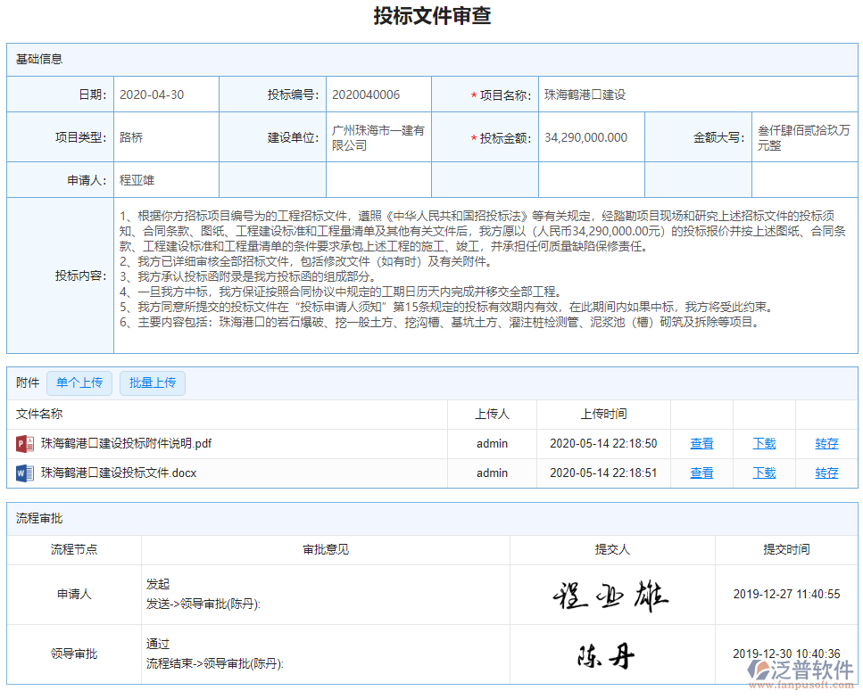 投標文件審查