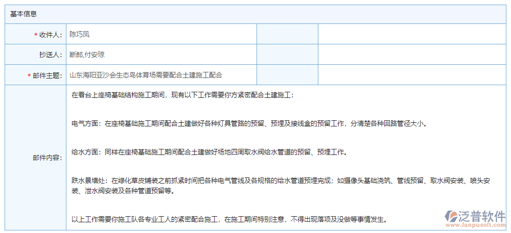 寫(xiě)郵件基本信息