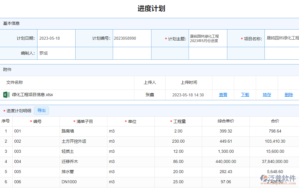 園林工程系統(tǒng)項目進度把控