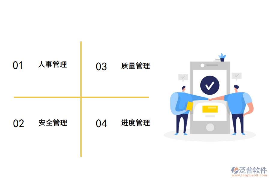 泛普軟件施工管理機構(gòu)組織系統(tǒng)的作用