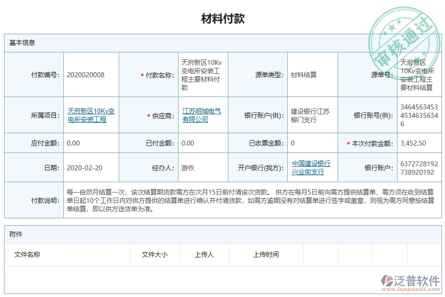 運(yùn)用系統(tǒng)的材料付款列表帶來(lái)的改變