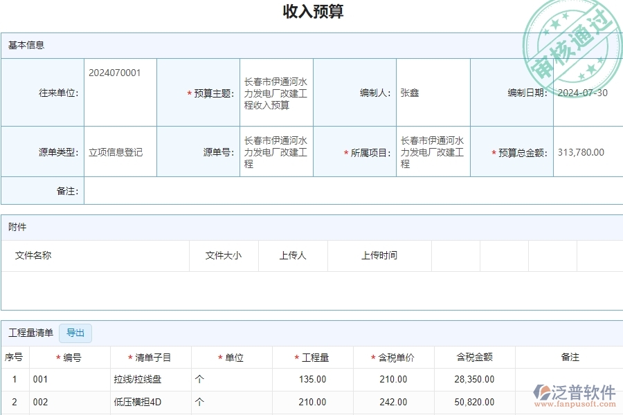 泛普設(shè)備安裝工程項目管理中預(yù)算管理的亮點