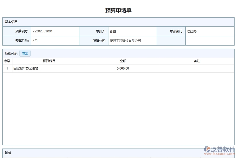 泛普軟件電力工程月度預(yù)算申請(qǐng)表管理系統(tǒng)的優(yōu)勢(shì)