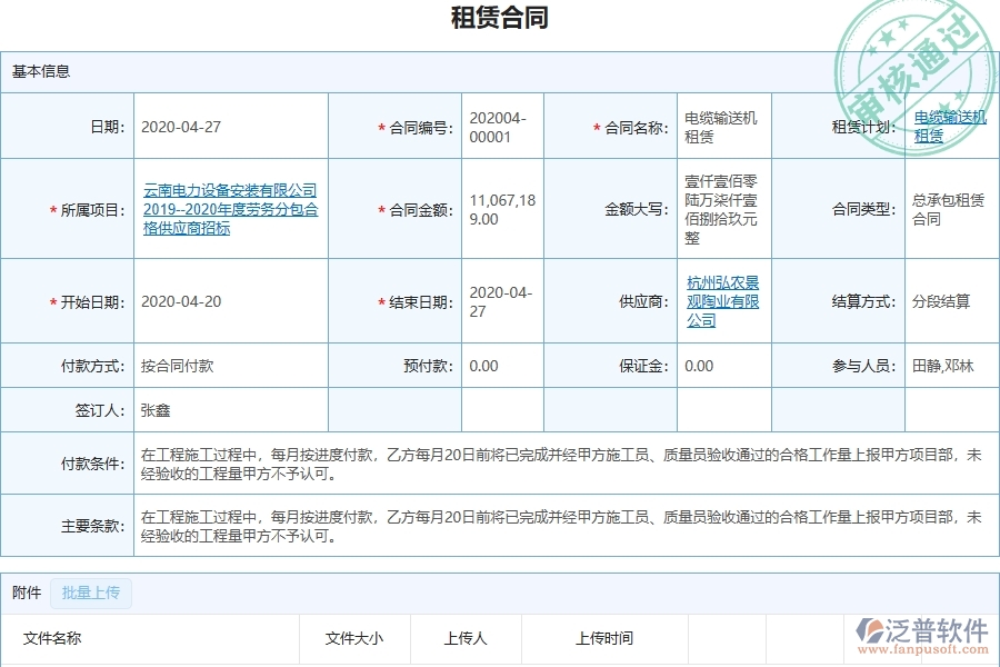 設備安裝工程項目管理系統(tǒng)在租賃合同報表中的競爭優(yōu)勢