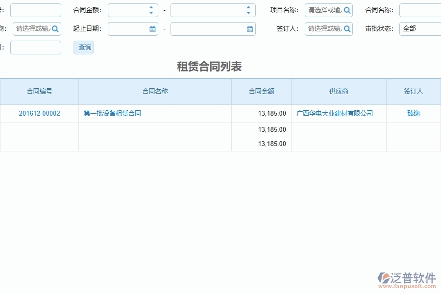 設(shè)備安裝工程企業(yè)管理系統(tǒng)在租賃合同報(bào)表中的競(jìng)爭(zhēng)優(yōu)勢(shì)