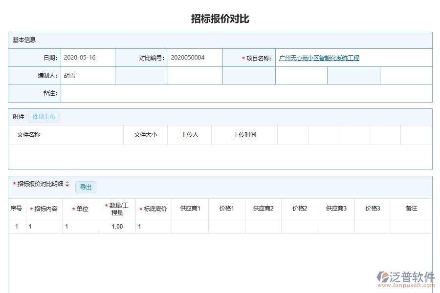 泛普軟件-市政工程管理系統(tǒng)中工程造價對比管理的注意事項