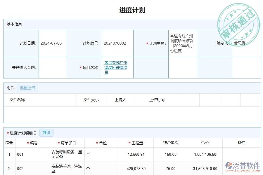 泛普軟件-幕墻工程企業(yè)管理系統(tǒng)有效提升企業(yè)進度管理的措施