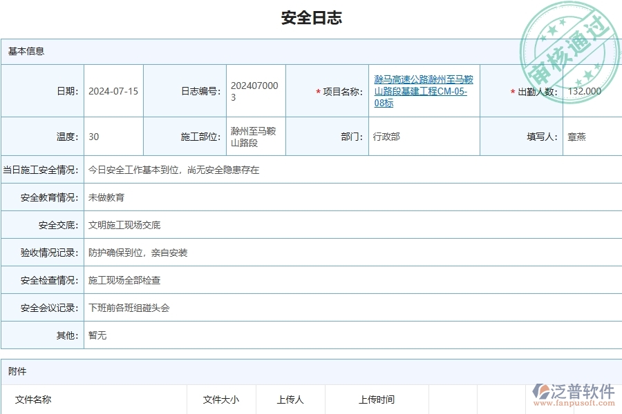 泛普軟件-路橋工程管理系統(tǒng)在安全檢查記錄及整改中的應(yīng)用場(chǎng)景