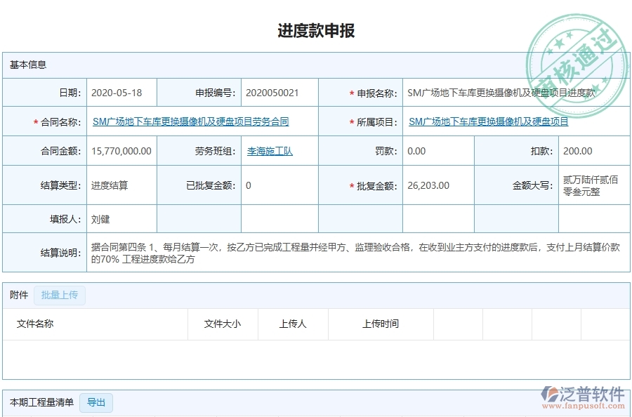 泛普軟件-弱電工程企業(yè)管理系統(tǒng)中付款管理的優(yōu)點(diǎn)與缺點(diǎn)