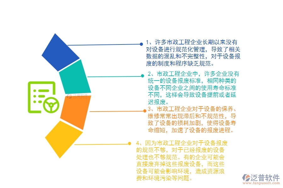 多數(shù)市政工程企業(yè)在設(shè)備報(bào)廢中存在的問(wèn)題