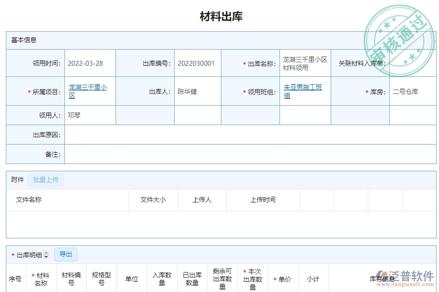 幕墻工程企業(yè)上了系統(tǒng)之后，給材料出庫明細(xì)查詢帶來了哪些好處