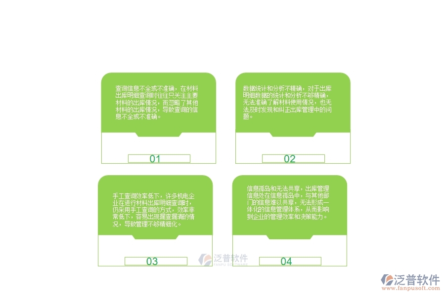 　一、國內(nèi)80%的機(jī)電企業(yè)在材料出庫明細(xì)查詢中普遍存在的問題