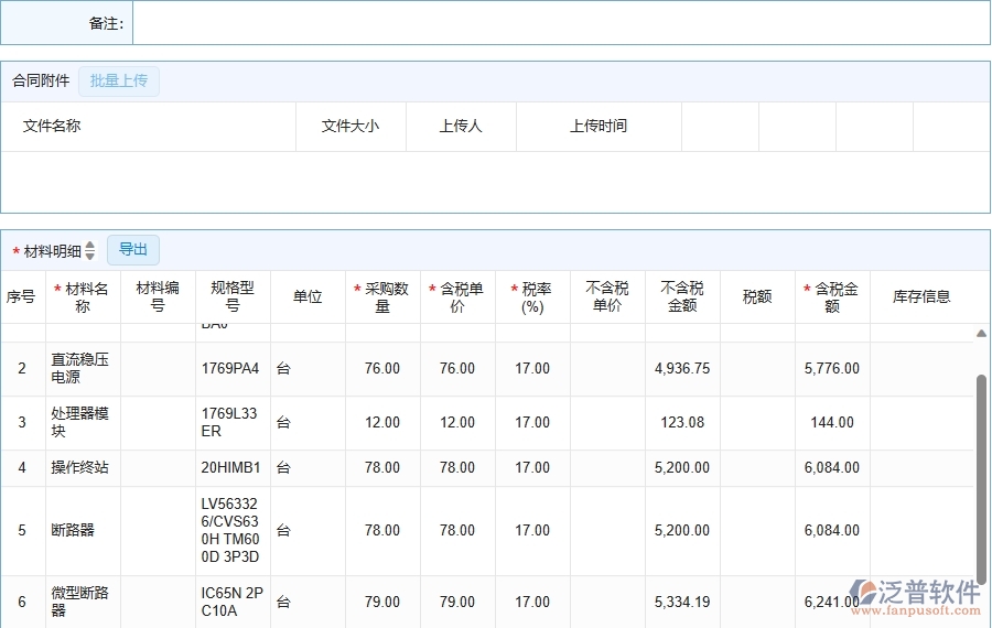 泛普軟件-機電工程企業(yè)在材料合同中的框架設(shè)計思路