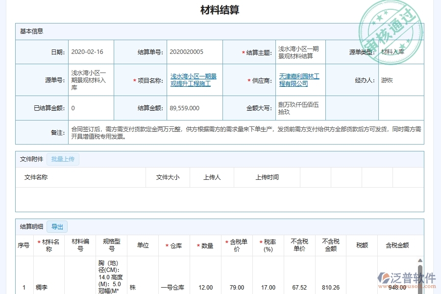 工程承包公司材料業(yè)務(wù)結(jié)算管理對(duì)于園林工程企業(yè)經(jīng)營有哪些價(jià)值