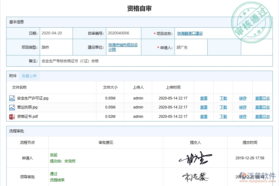 泛普軟件-路橋工程企業(yè)管理系統(tǒng)如何有效提高投標管理中的資格自審