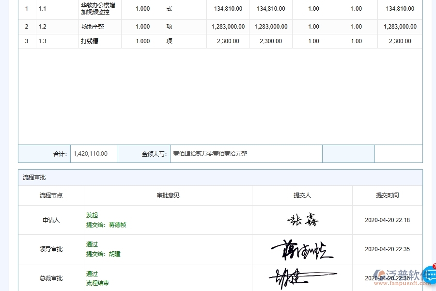 泛普軟件-弱電工程企業(yè)管理系統(tǒng)中進(jìn)度款申請管理的核心功能