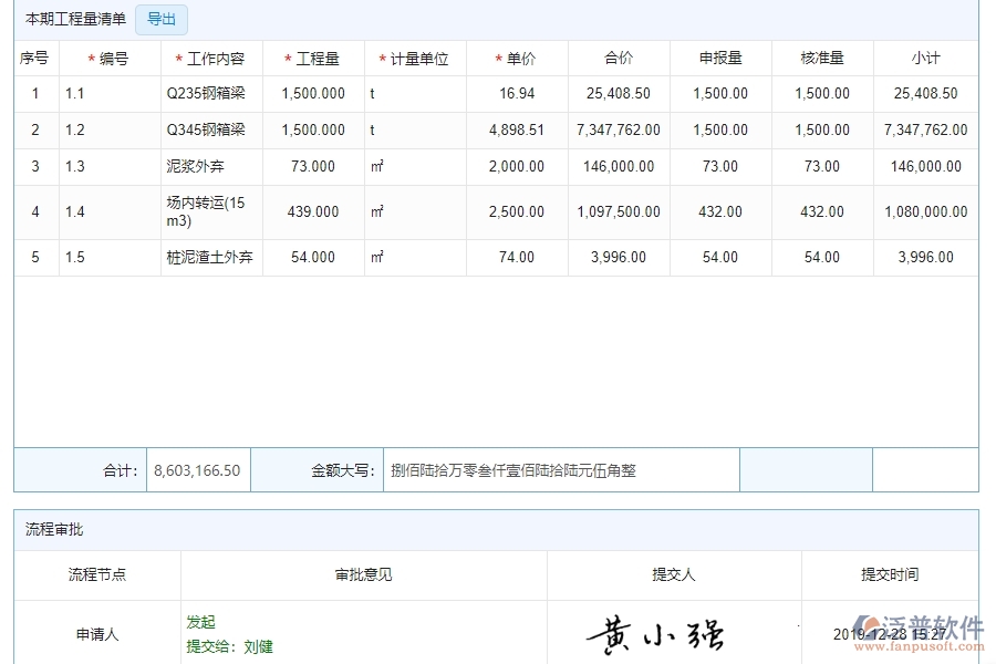 四、使用泛普軟件-安防工程進度款申報管理系統(tǒng)的好處