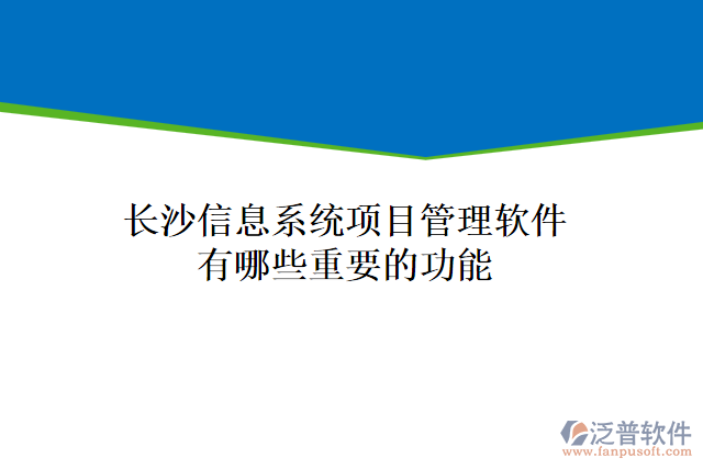 長(zhǎng)沙信息系統(tǒng)項(xiàng)目管理軟件有哪些重要的功能