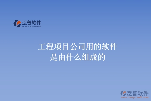  工程項目公司用的軟件是由什么組成的