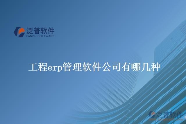 工程erp管理軟件公司有哪幾種