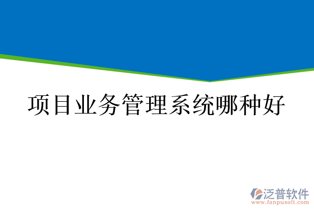 項目業(yè)務(wù)管理系統(tǒng)哪種好