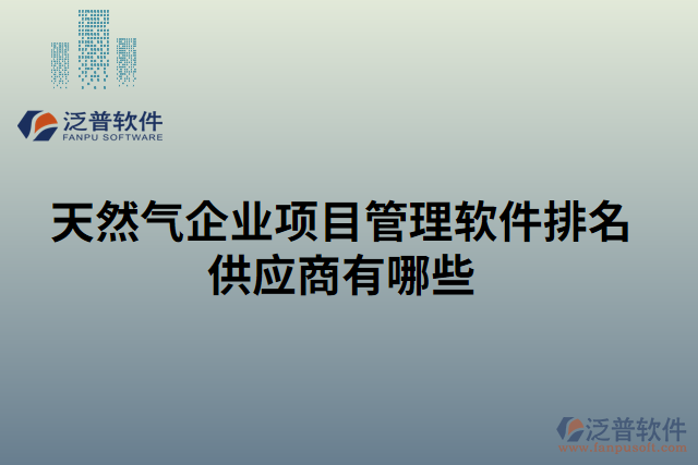 天然氣企業(yè)項目管理軟件排名供應(yīng)商有哪些