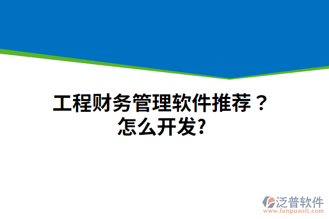 工程財務(wù)管理軟件推薦？怎么開發(fā)？