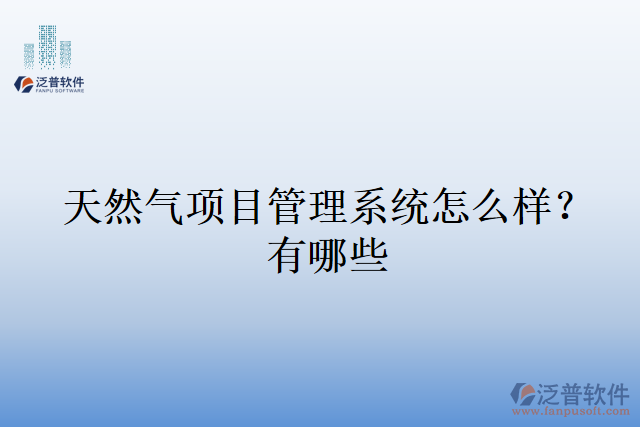 天然氣項目管理系統(tǒng)怎么樣？有哪些