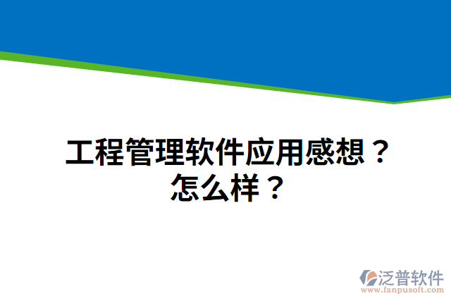 工程管理軟件應(yīng)用感想？怎么樣？