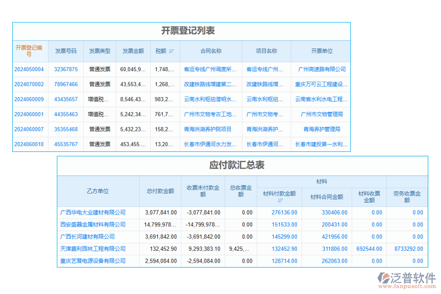 項(xiàng)目支出合同管理軟件