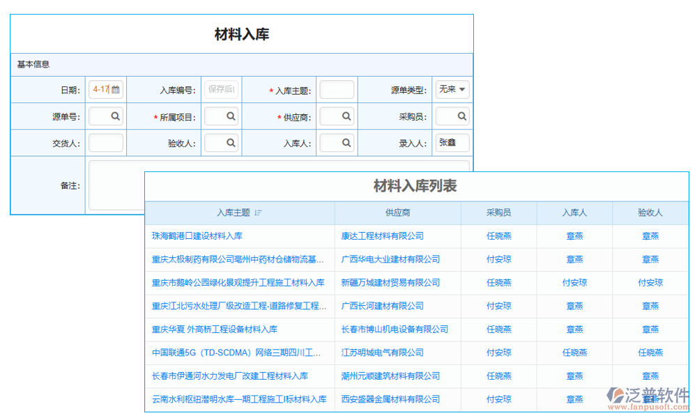 入庫管理