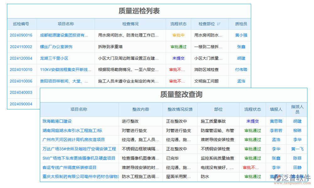 裝飾工程質(zhì)量檢測評(píng)估軟件