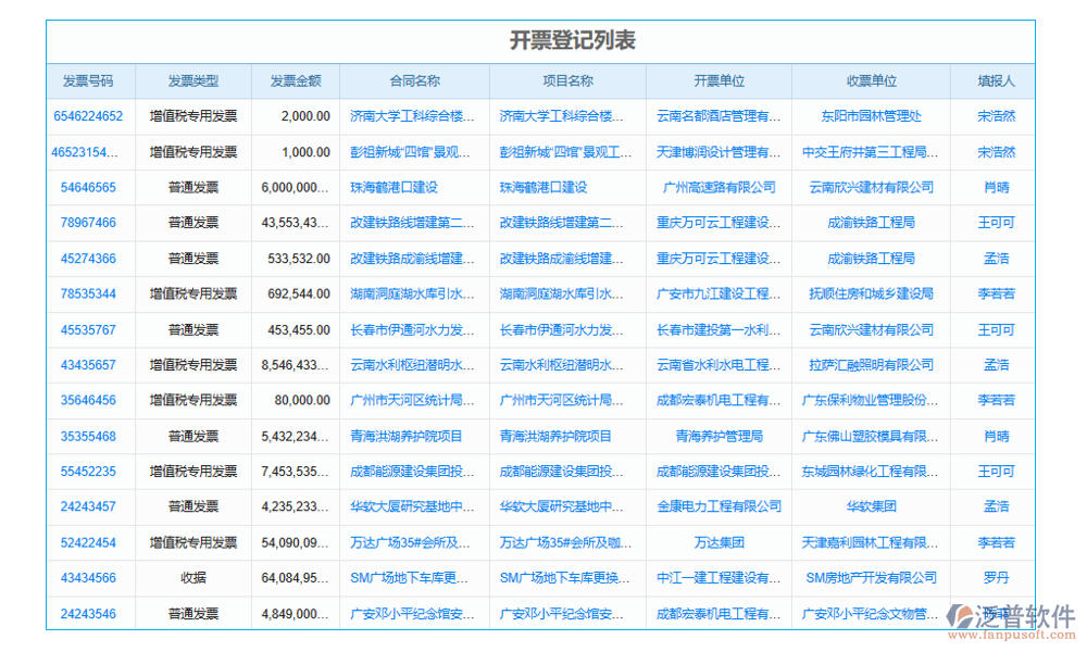 工程進項發(fā)票管理軟件