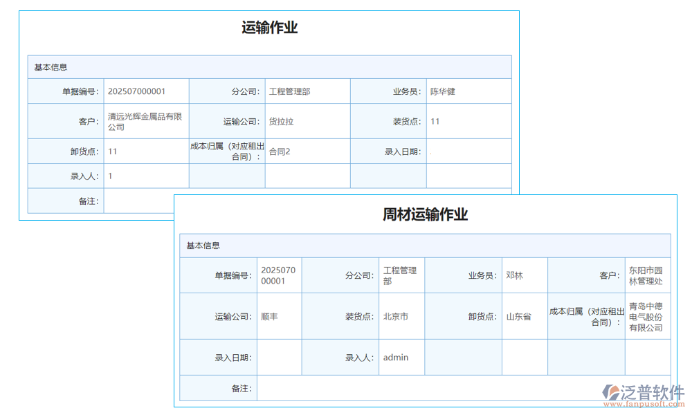 貨運管理