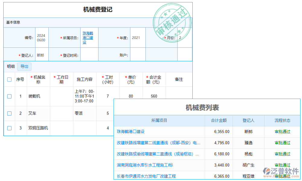 機械管理