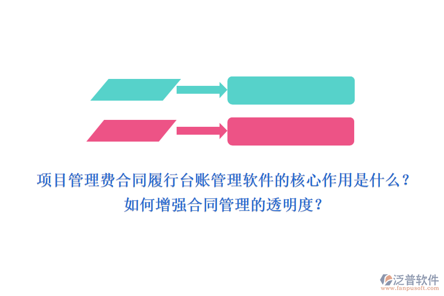 項目管理費合同履行臺賬管理軟件的核心作用是什么？如何增強合同管理的透明度？