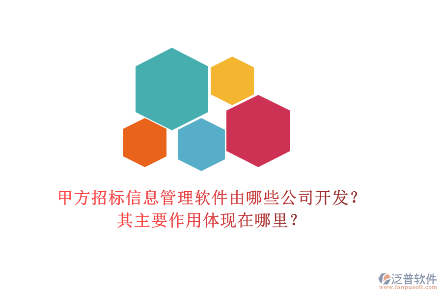 甲方招標(biāo)信息管理軟件由哪些公司開發(fā)？其主要作用體現(xiàn)在哪里？