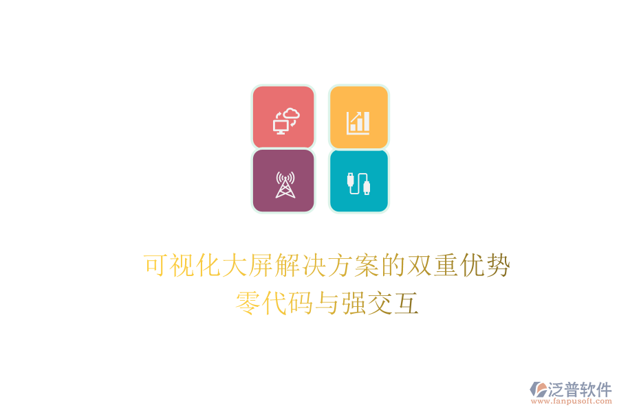 可視化大屏解決方案的雙重優(yōu)勢：零代碼與強(qiáng)交互